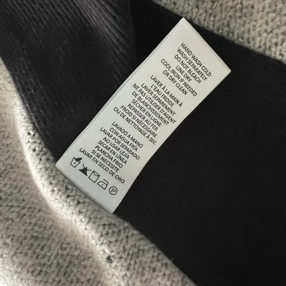 Splendid Womens Size Small Moto Coat biker jacket Gray Black Mock Neck NWT - Picture 9 of 13